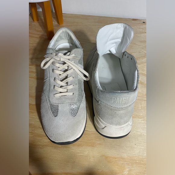 PAIGE Maya Women's Gray shimmer Athletic Shoes - Picture 3 of 10